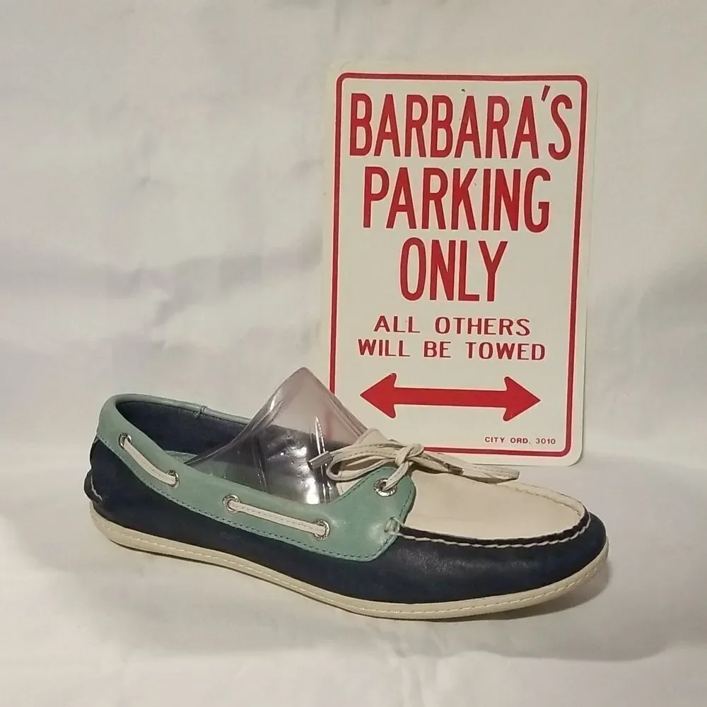 WOMENS SPERRY TOP-SIDER LEATHER LOAFER SZ 7 - Picture 7 of 8